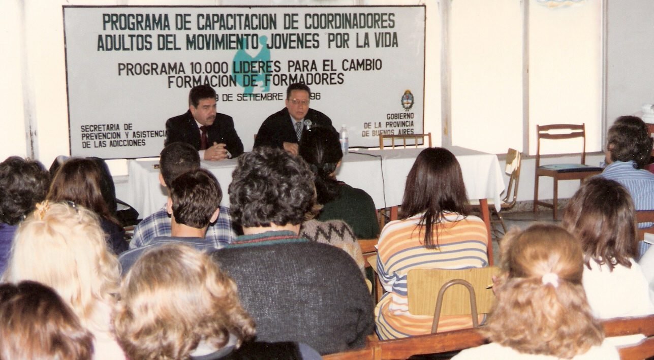 Formación de coordinadores del movimiento Jóvenes por la Vida.