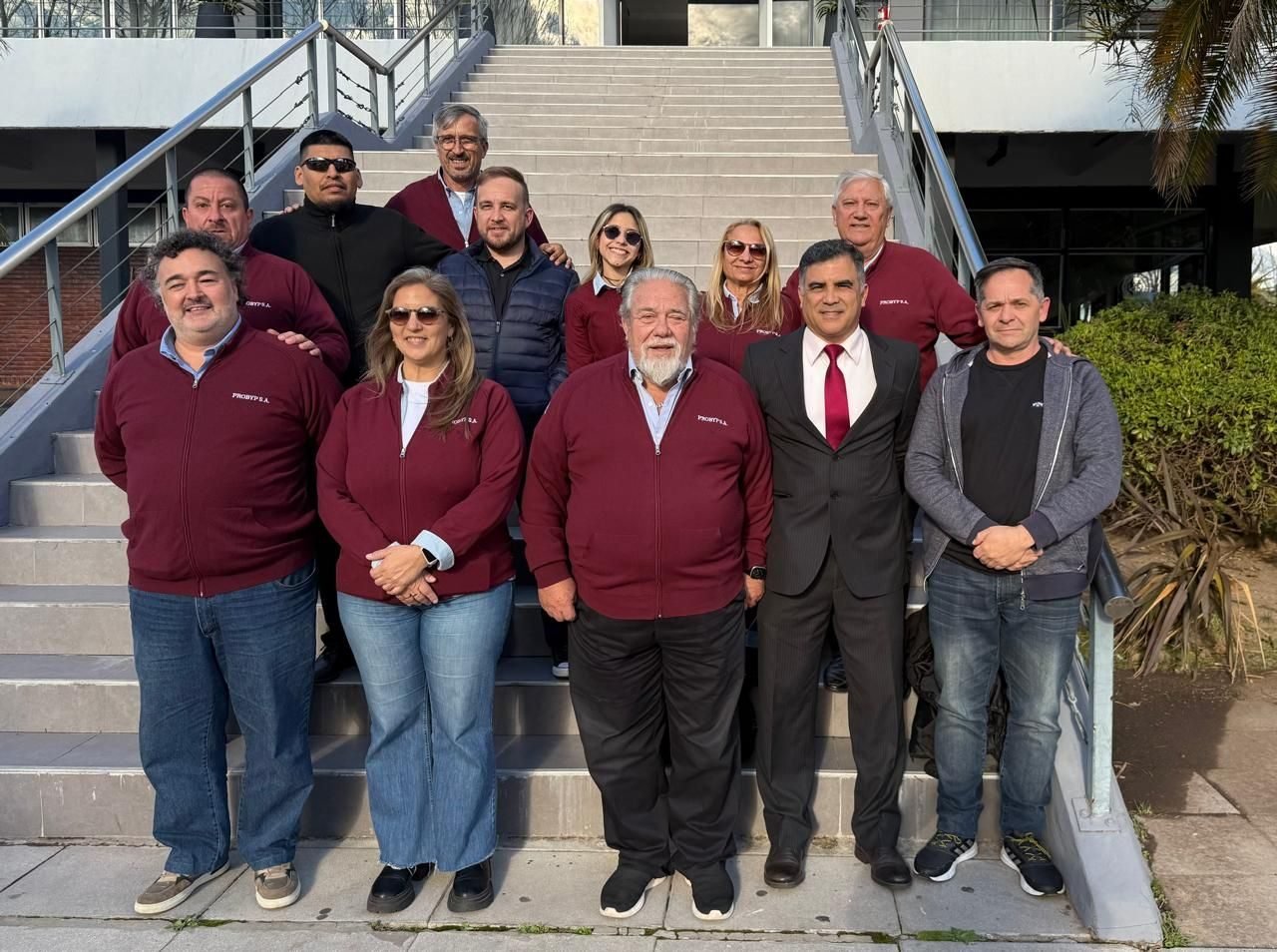 Con el equipo de ProByP.