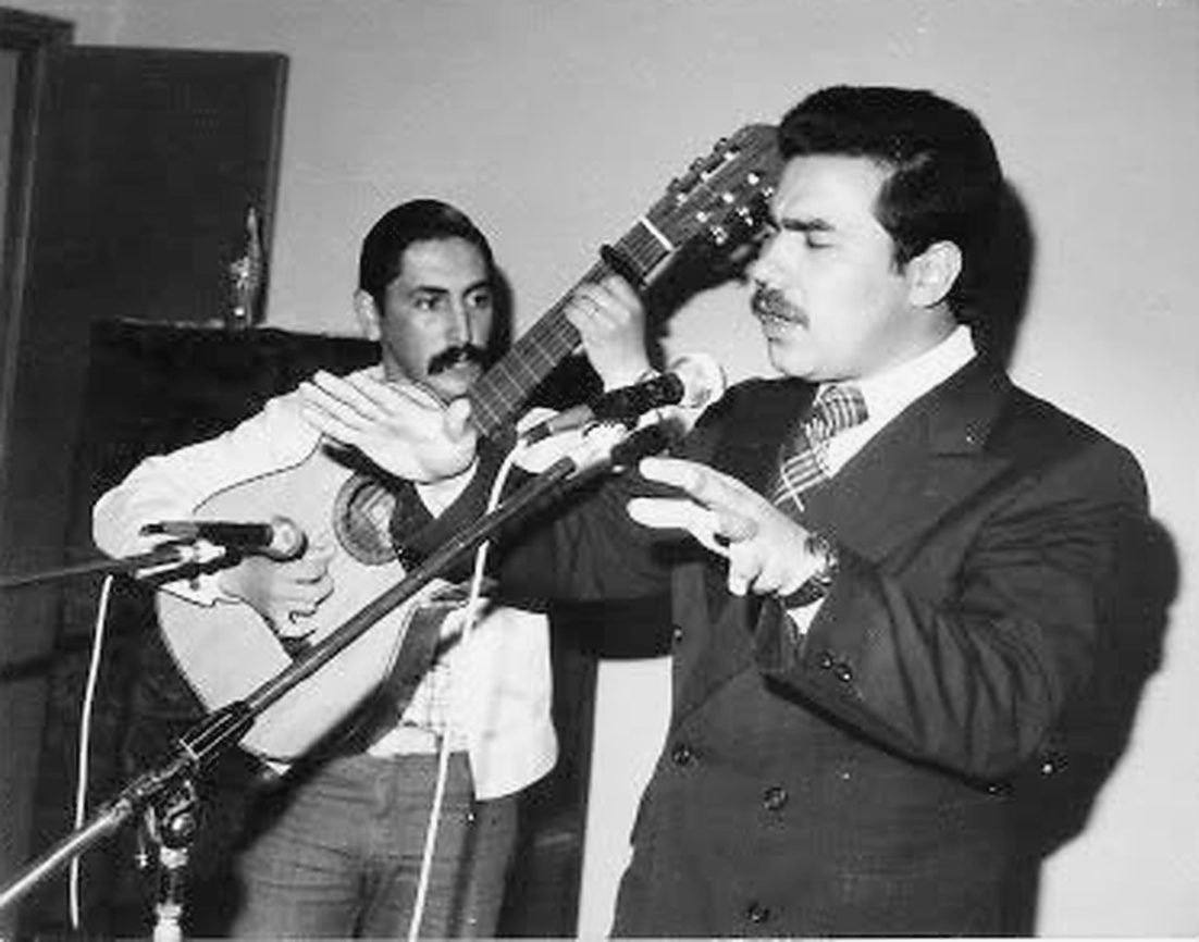 Recitando en Puerto Deseado.